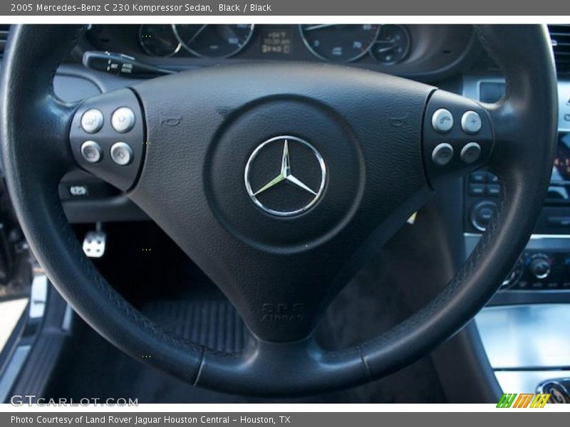 Black / Black 2005 Mercedes-Benz C 230 Kompressor Sedan