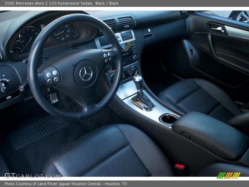 Black / Black 2005 Mercedes-Benz C 230 Kompressor Sedan