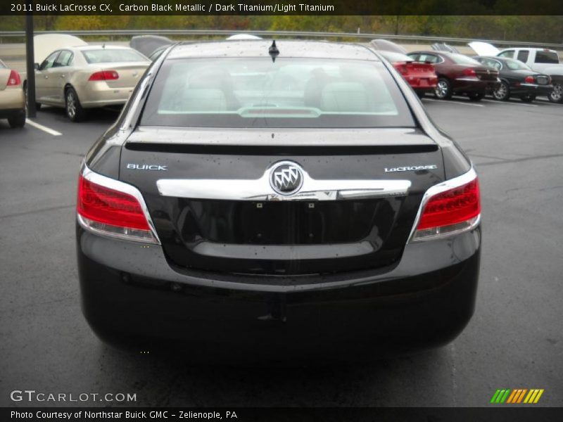 Carbon Black Metallic / Dark Titanium/Light Titanium 2011 Buick LaCrosse CX