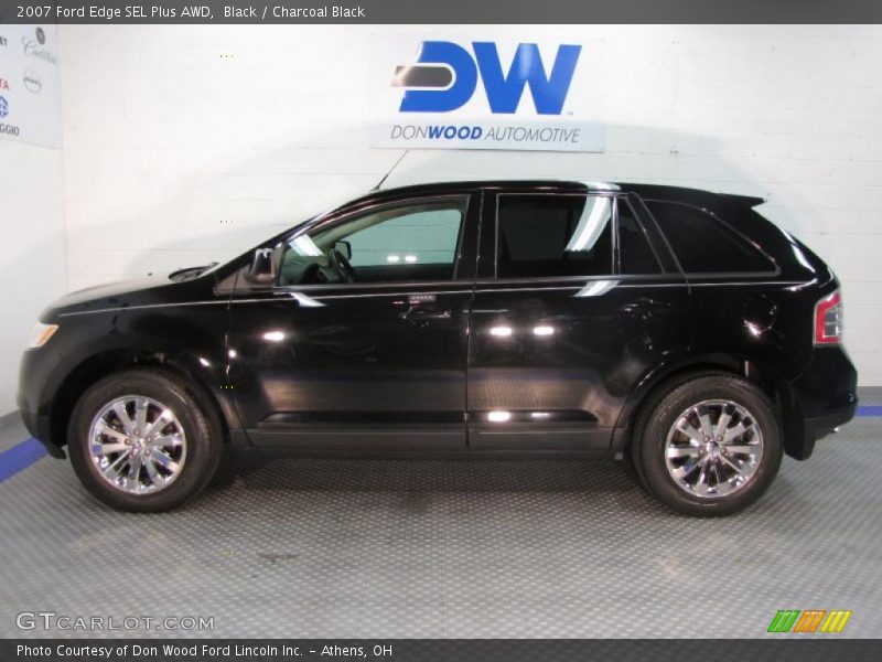 Black / Charcoal Black 2007 Ford Edge SEL Plus AWD