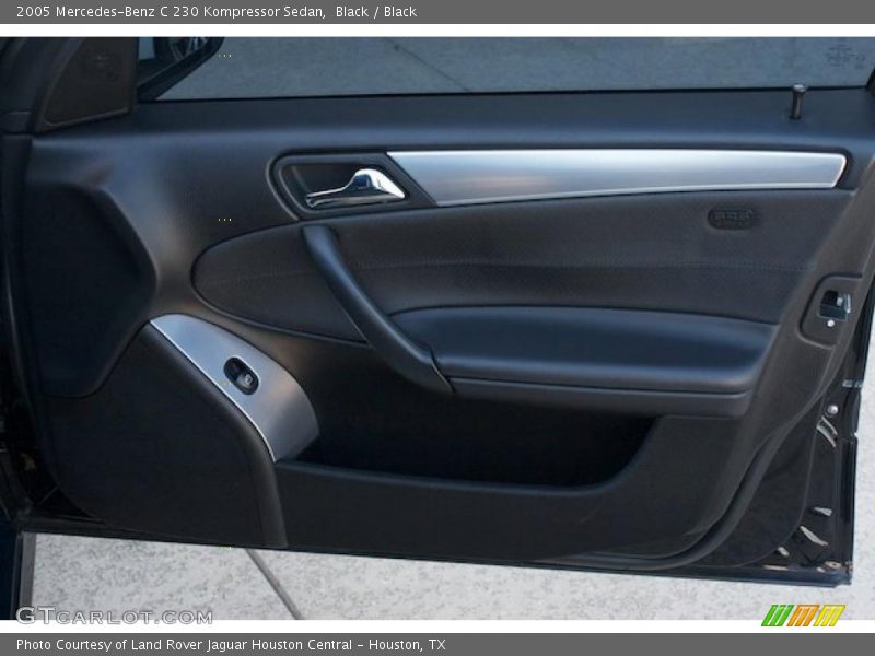 Black / Black 2005 Mercedes-Benz C 230 Kompressor Sedan