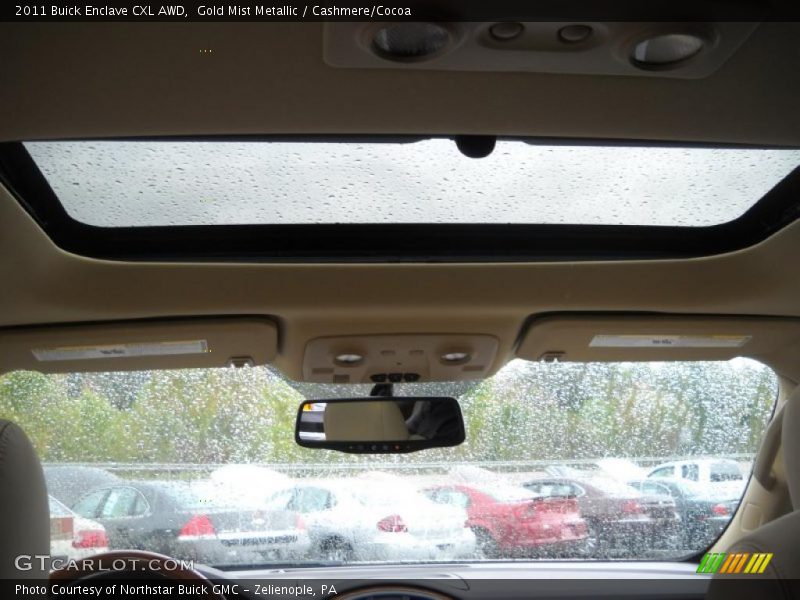 Gold Mist Metallic / Cashmere/Cocoa 2011 Buick Enclave CXL AWD