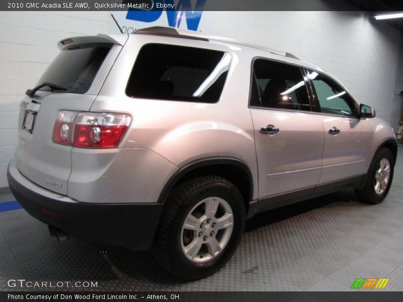 Quicksilver Metallic / Ebony 2010 GMC Acadia SLE AWD