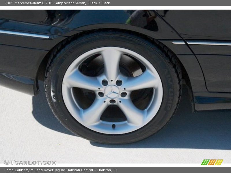 Black / Black 2005 Mercedes-Benz C 230 Kompressor Sedan