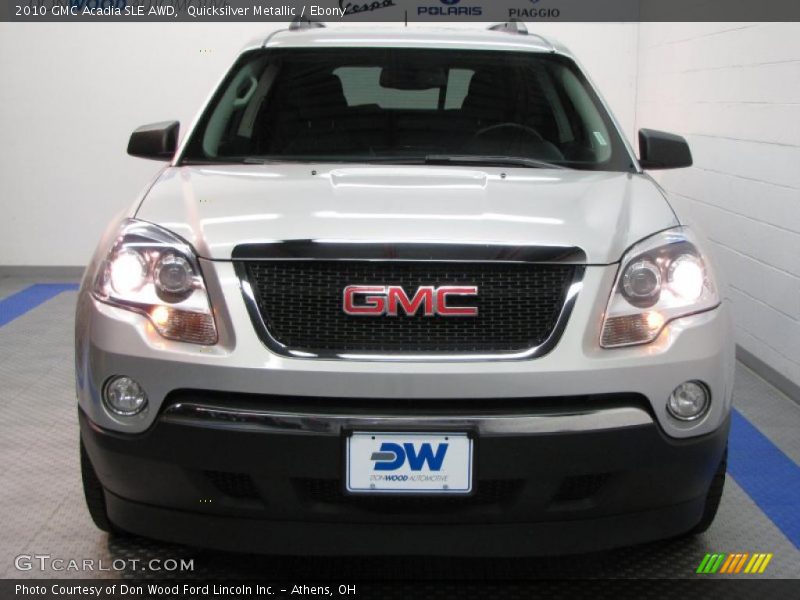 Quicksilver Metallic / Ebony 2010 GMC Acadia SLE AWD