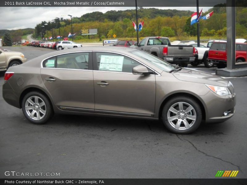 Mocha Steel Metallic / Cocoa/Cashmere 2011 Buick LaCrosse CXL