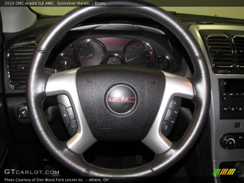 Quicksilver Metallic / Ebony 2010 GMC Acadia SLE AWD