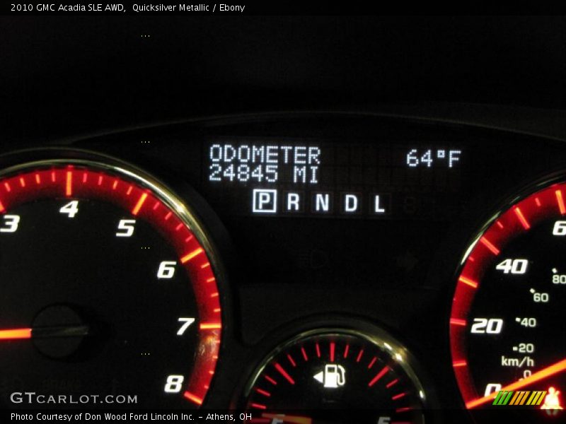 Quicksilver Metallic / Ebony 2010 GMC Acadia SLE AWD
