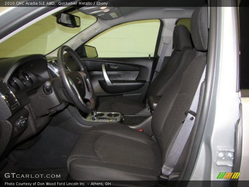 Quicksilver Metallic / Ebony 2010 GMC Acadia SLE AWD