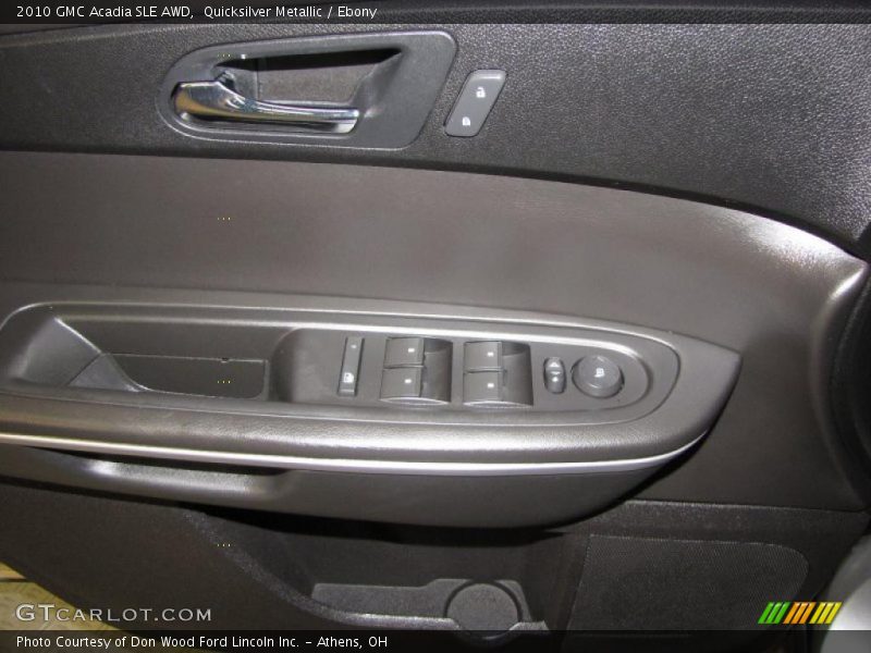 Quicksilver Metallic / Ebony 2010 GMC Acadia SLE AWD