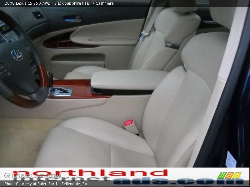 Black Sapphire Pearl / Cashmere 2008 Lexus GS 350 AWD