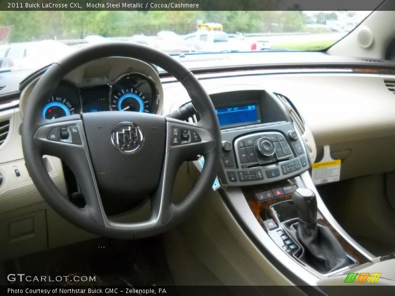 Mocha Steel Metallic / Cocoa/Cashmere 2011 Buick LaCrosse CXL