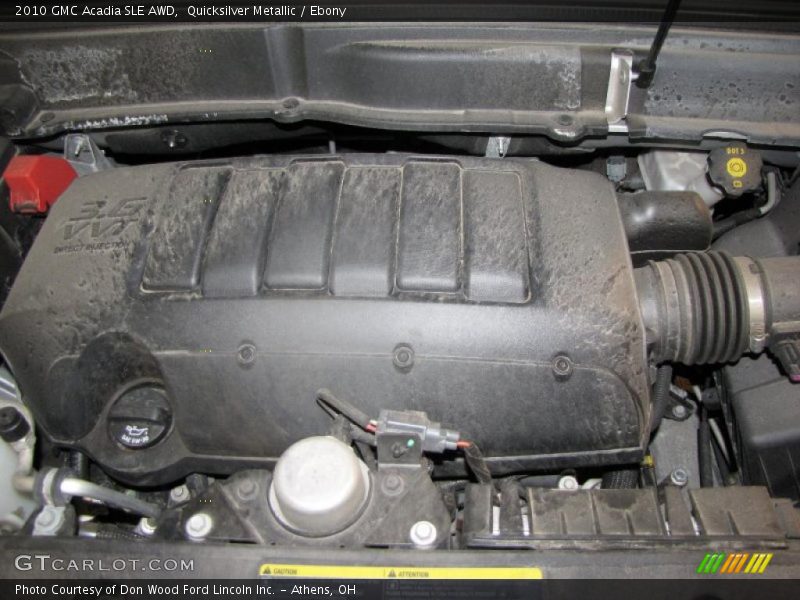 Quicksilver Metallic / Ebony 2010 GMC Acadia SLE AWD