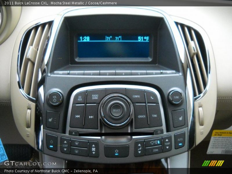 Mocha Steel Metallic / Cocoa/Cashmere 2011 Buick LaCrosse CXL