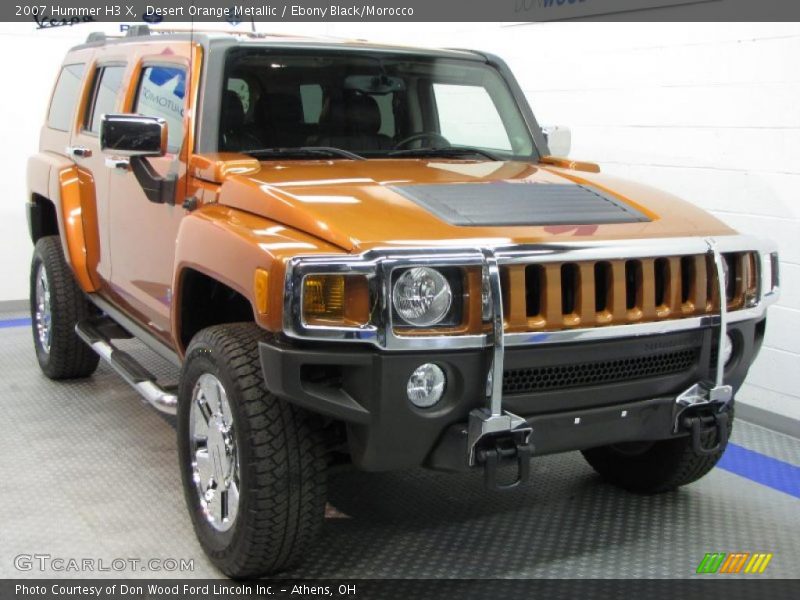 Desert Orange Metallic / Ebony Black/Morocco 2007 Hummer H3 X