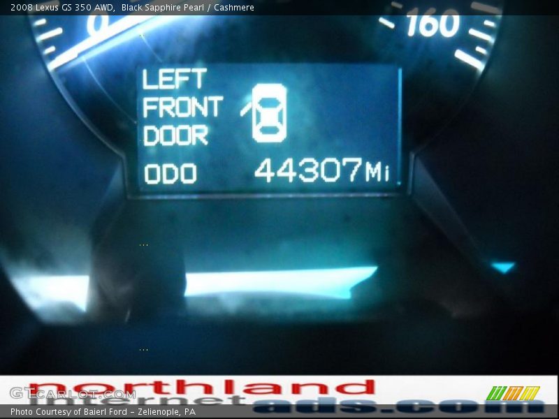 Black Sapphire Pearl / Cashmere 2008 Lexus GS 350 AWD
