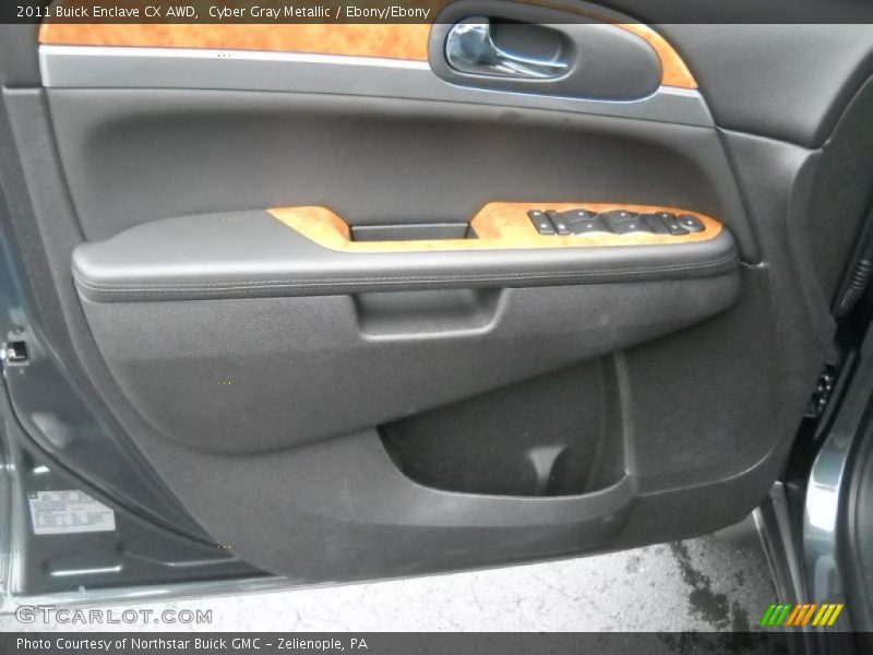 Cyber Gray Metallic / Ebony/Ebony 2011 Buick Enclave CX AWD