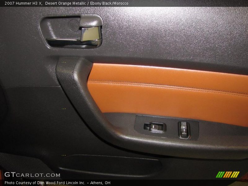 Desert Orange Metallic / Ebony Black/Morocco 2007 Hummer H3 X