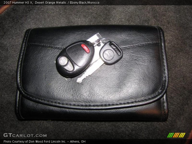 Desert Orange Metallic / Ebony Black/Morocco 2007 Hummer H3 X