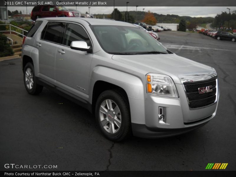 Quicksilver Metallic / Jet Black 2011 GMC Terrain SLE AWD