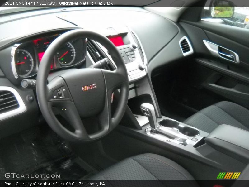 Quicksilver Metallic / Jet Black 2011 GMC Terrain SLE AWD