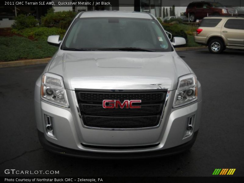 Quicksilver Metallic / Jet Black 2011 GMC Terrain SLE AWD