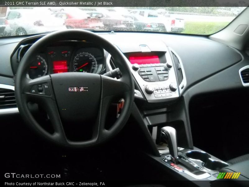 Quicksilver Metallic / Jet Black 2011 GMC Terrain SLE AWD