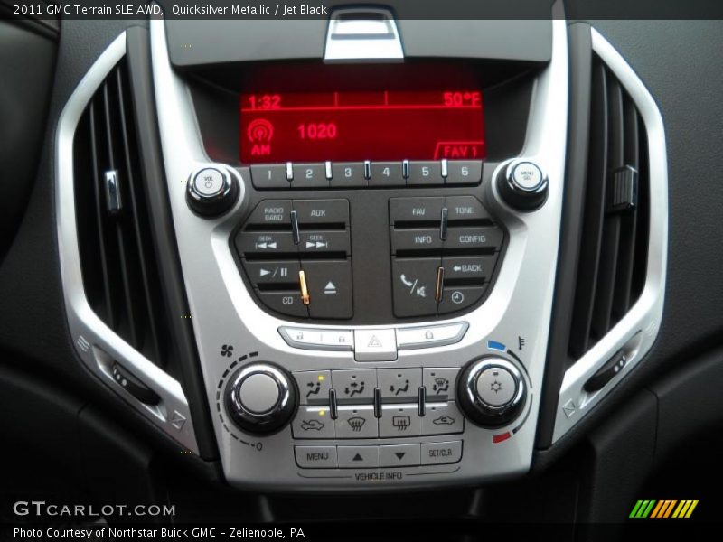 Quicksilver Metallic / Jet Black 2011 GMC Terrain SLE AWD