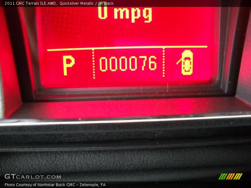 Quicksilver Metallic / Jet Black 2011 GMC Terrain SLE AWD