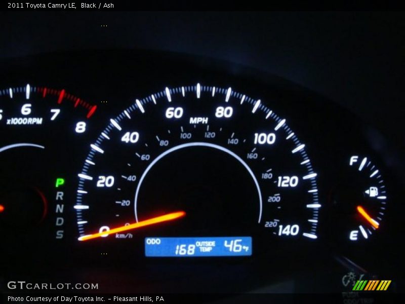 Black / Ash 2011 Toyota Camry LE