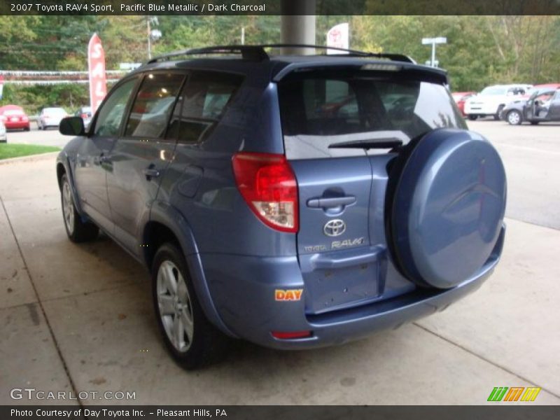 Pacific Blue Metallic / Dark Charcoal 2007 Toyota RAV4 Sport