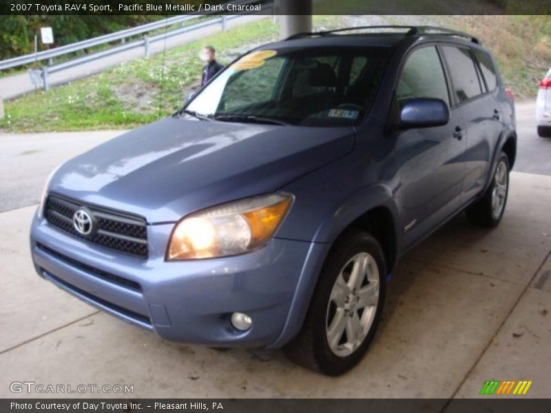 Pacific Blue Metallic / Dark Charcoal 2007 Toyota RAV4 Sport