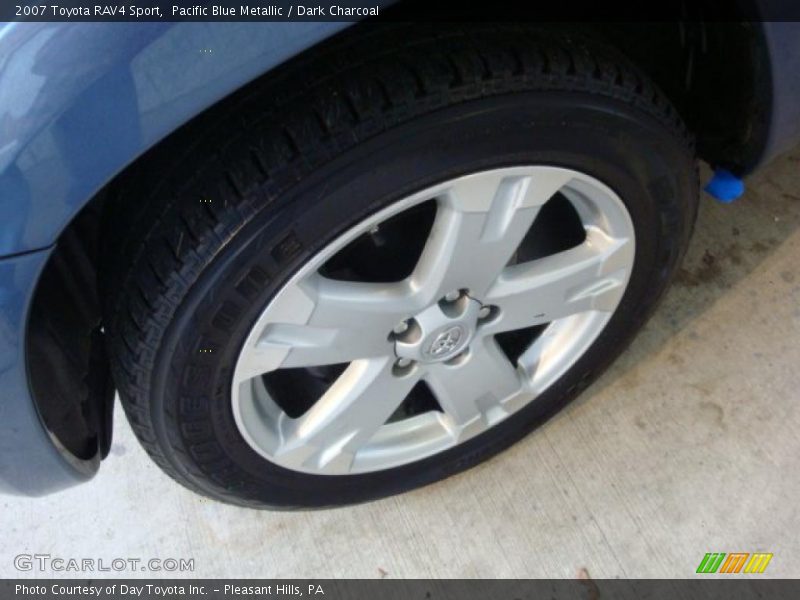 Pacific Blue Metallic / Dark Charcoal 2007 Toyota RAV4 Sport