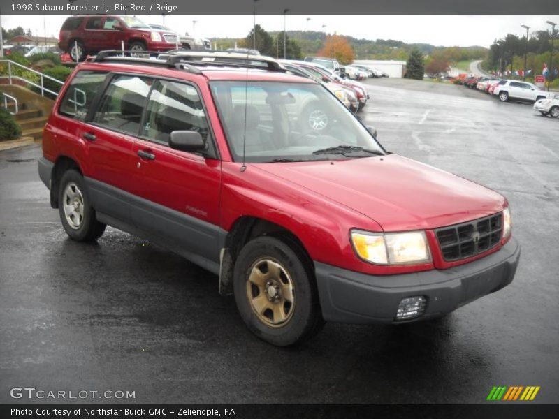 Rio Red / Beige 1998 Subaru Forester L