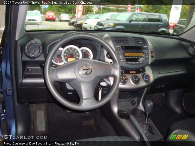 Pacific Blue Metallic / Dark Charcoal 2007 Toyota RAV4 Sport