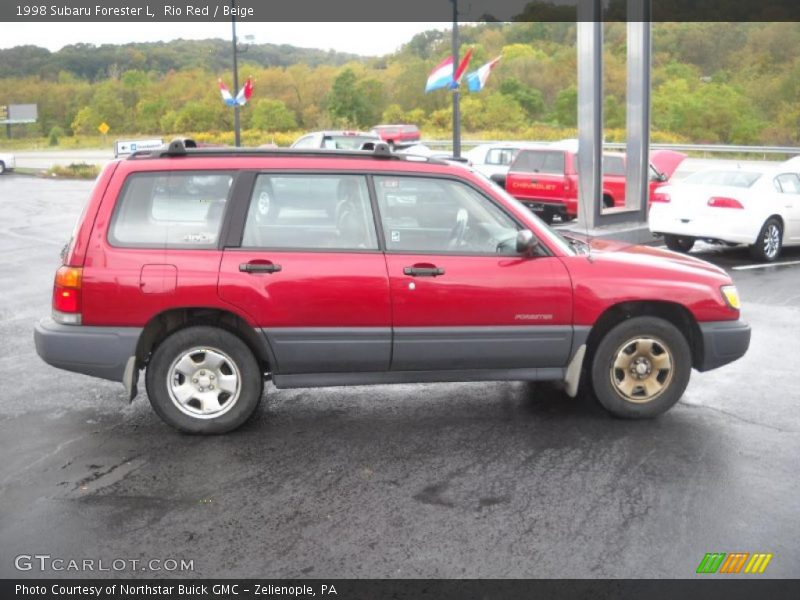 Rio Red / Beige 1998 Subaru Forester L