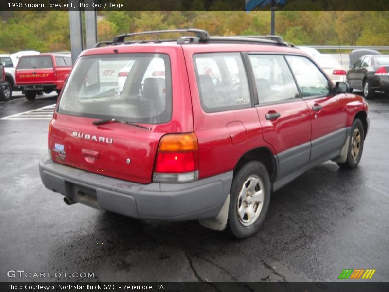 Rio Red / Beige 1998 Subaru Forester L