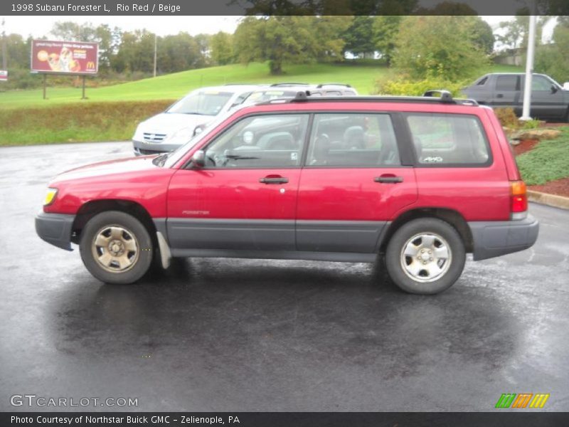 Rio Red / Beige 1998 Subaru Forester L