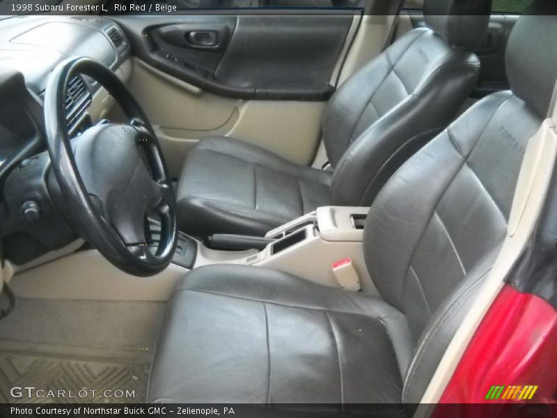 Rio Red / Beige 1998 Subaru Forester L