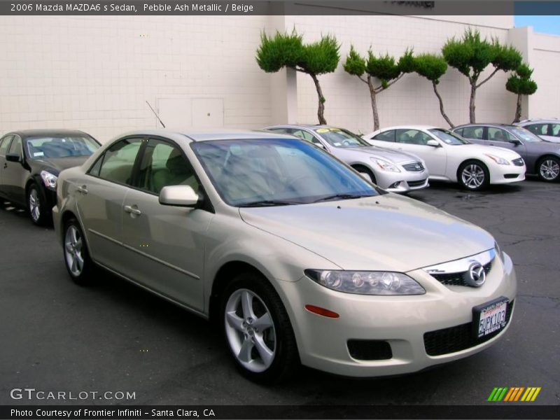 Pebble Ash Metallic / Beige 2006 Mazda MAZDA6 s Sedan