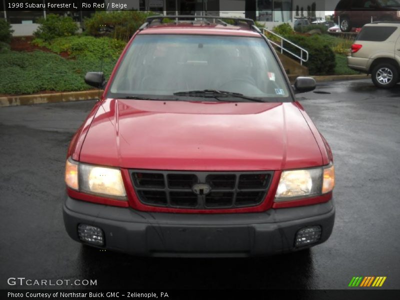 Rio Red / Beige 1998 Subaru Forester L