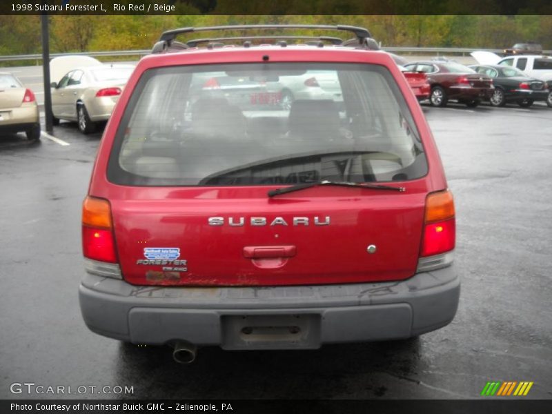 Rio Red / Beige 1998 Subaru Forester L