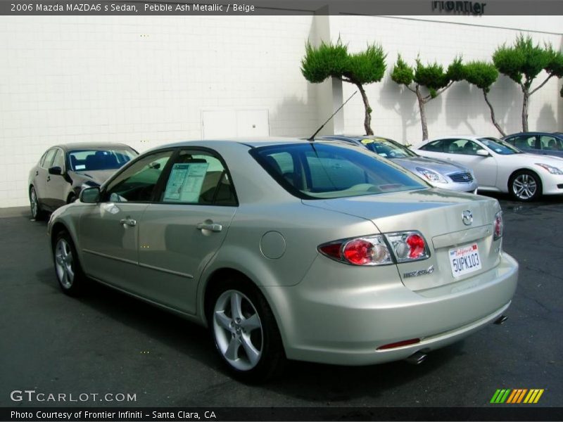 Pebble Ash Metallic / Beige 2006 Mazda MAZDA6 s Sedan