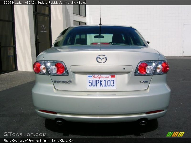 Pebble Ash Metallic / Beige 2006 Mazda MAZDA6 s Sedan