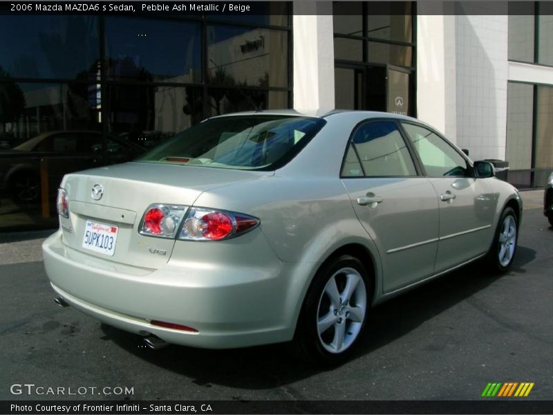 Pebble Ash Metallic / Beige 2006 Mazda MAZDA6 s Sedan