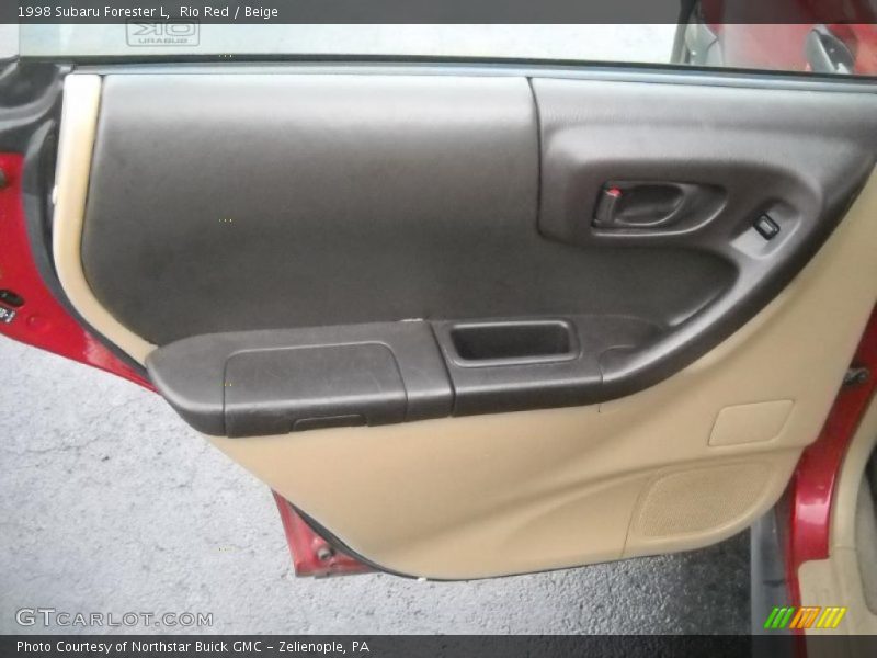 Rio Red / Beige 1998 Subaru Forester L