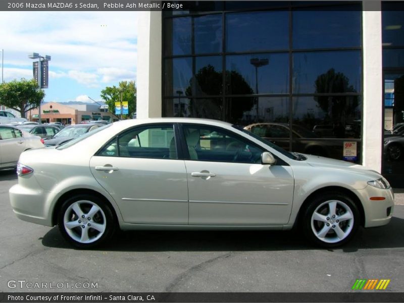 Pebble Ash Metallic / Beige 2006 Mazda MAZDA6 s Sedan