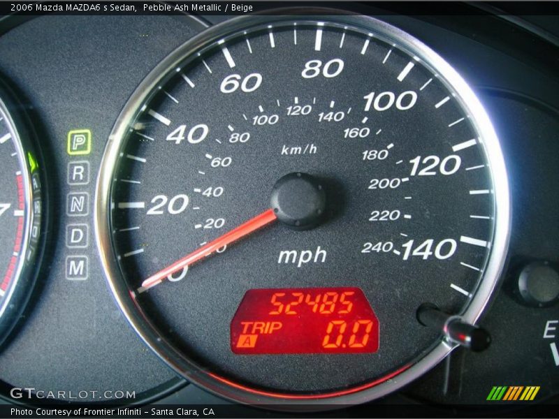 Pebble Ash Metallic / Beige 2006 Mazda MAZDA6 s Sedan