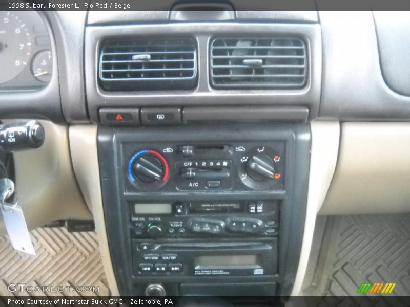 Rio Red / Beige 1998 Subaru Forester L