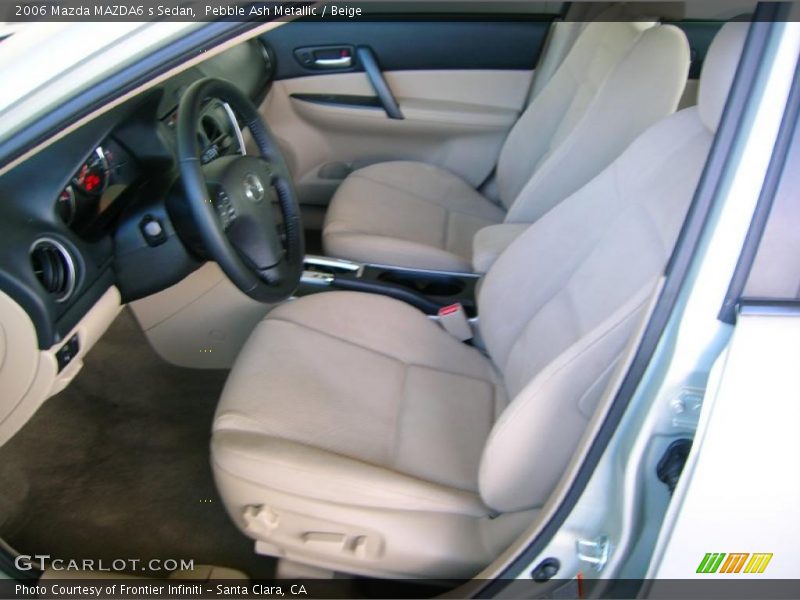 Pebble Ash Metallic / Beige 2006 Mazda MAZDA6 s Sedan